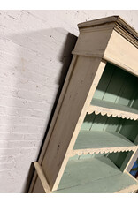 Vintage Style Blue & Cream Milk Painted Cabinet