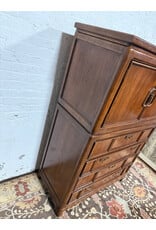 Thomasville Mystique Chinoisere 4-Drawer Pecan Wooden Dresser