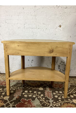 Pine Demi Lune End Tables