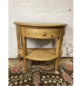 Pine Demi Lune End Tables
