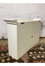 Exposures Furniture Italian White Wood and Glass Display Cabinet