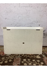 Exposures Furniture Italian White Wood and Glass Display Cabinet