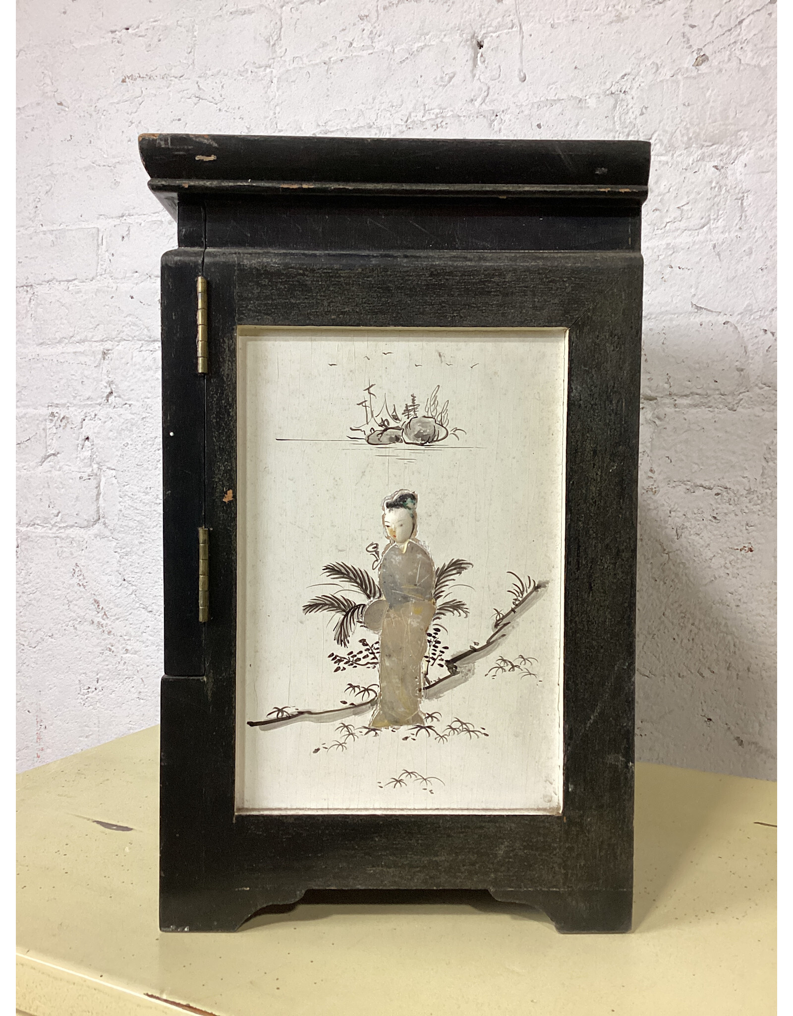 Antique Chinese Chinoiserie Jewelry Box