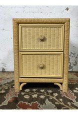 Wicker Face Style Nightstand