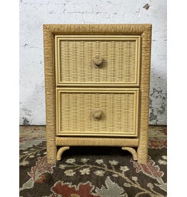 Wicker Face Style Nightstand