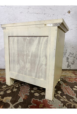 Yellow Italian Single Drawer Wood Nightstand