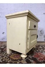 Yellow Italian Single Drawer Wood Nightstand