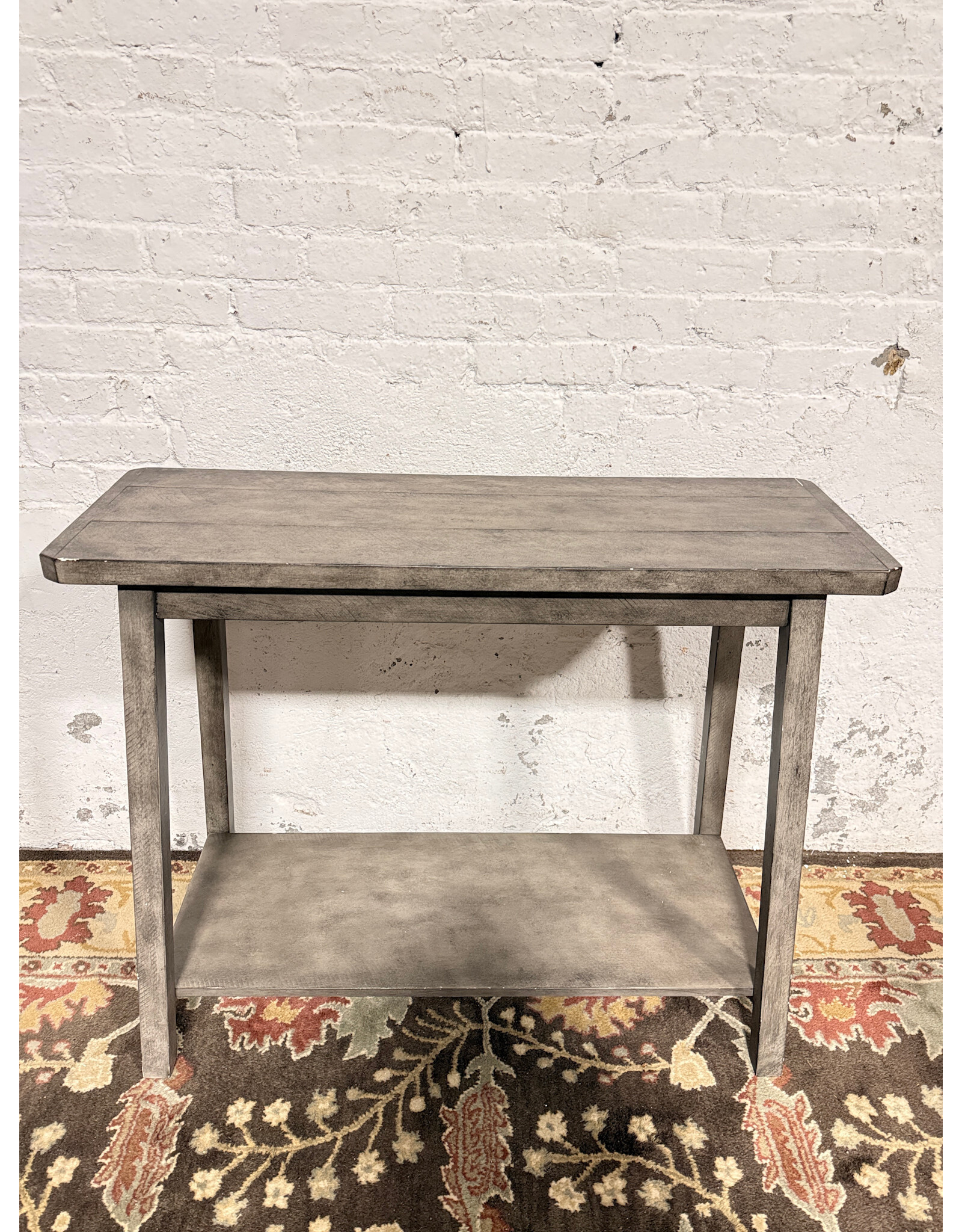 Modern Rectangular Wood Console Table