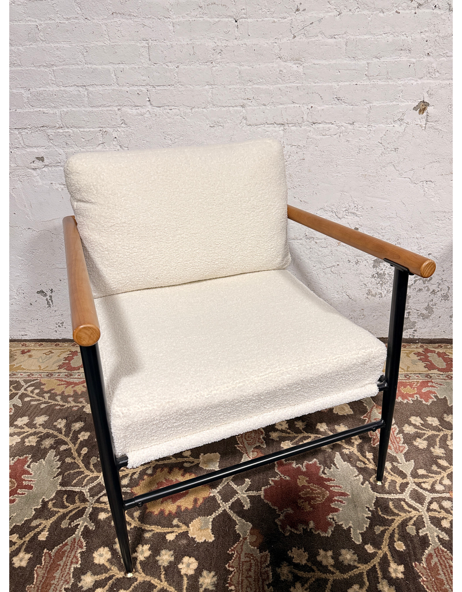 Modern Boucle Accent Lounge Chair