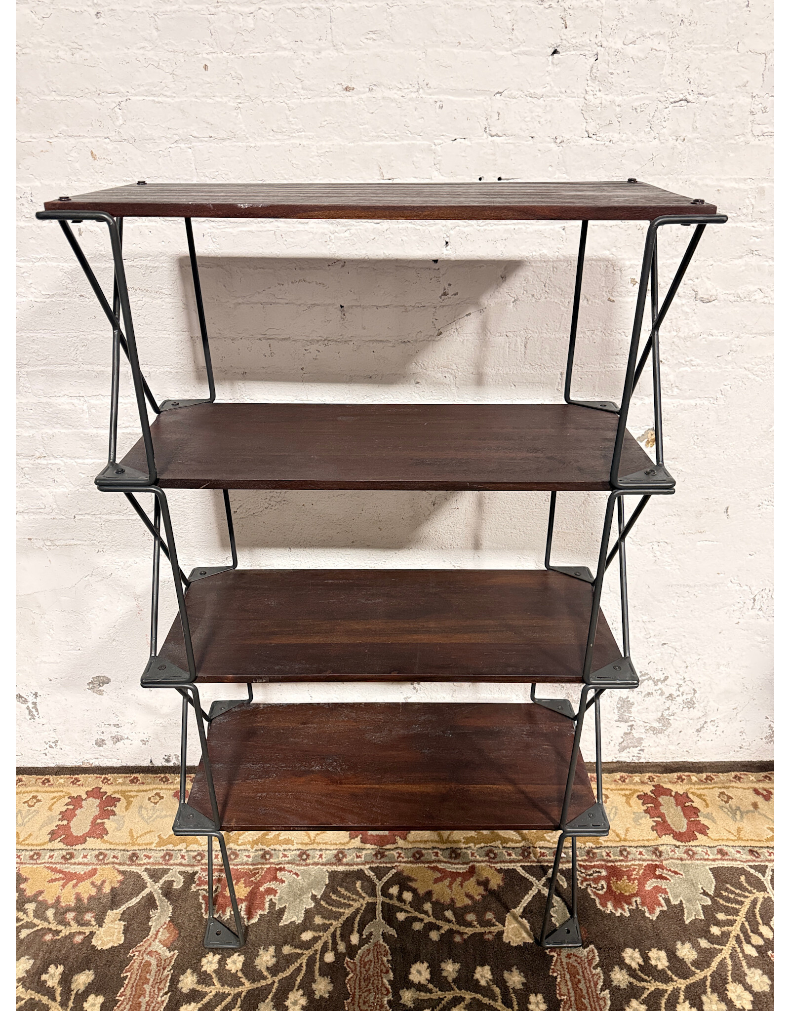 POTTERY BARN Dublin 4-Tier Industrial Bookshelf by Pottery Barn