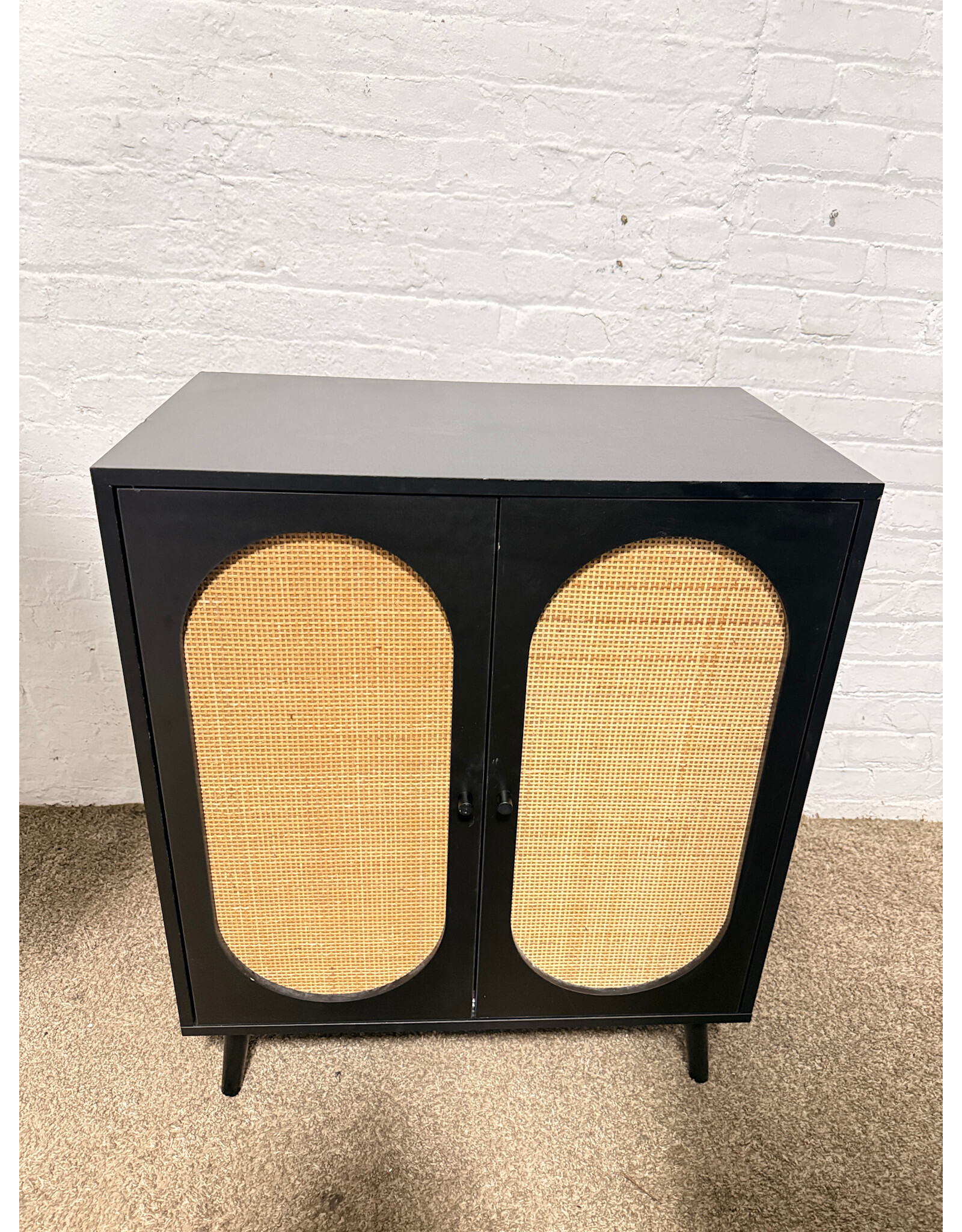 Modern Black Storage Cabinet