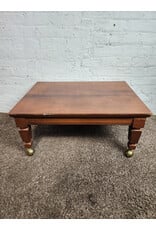 Naomi Gale Wooden Low Rolling Coffee Table