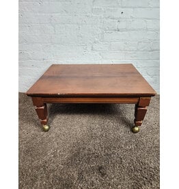 Naomi Gale Wooden Low Rolling Coffee Table