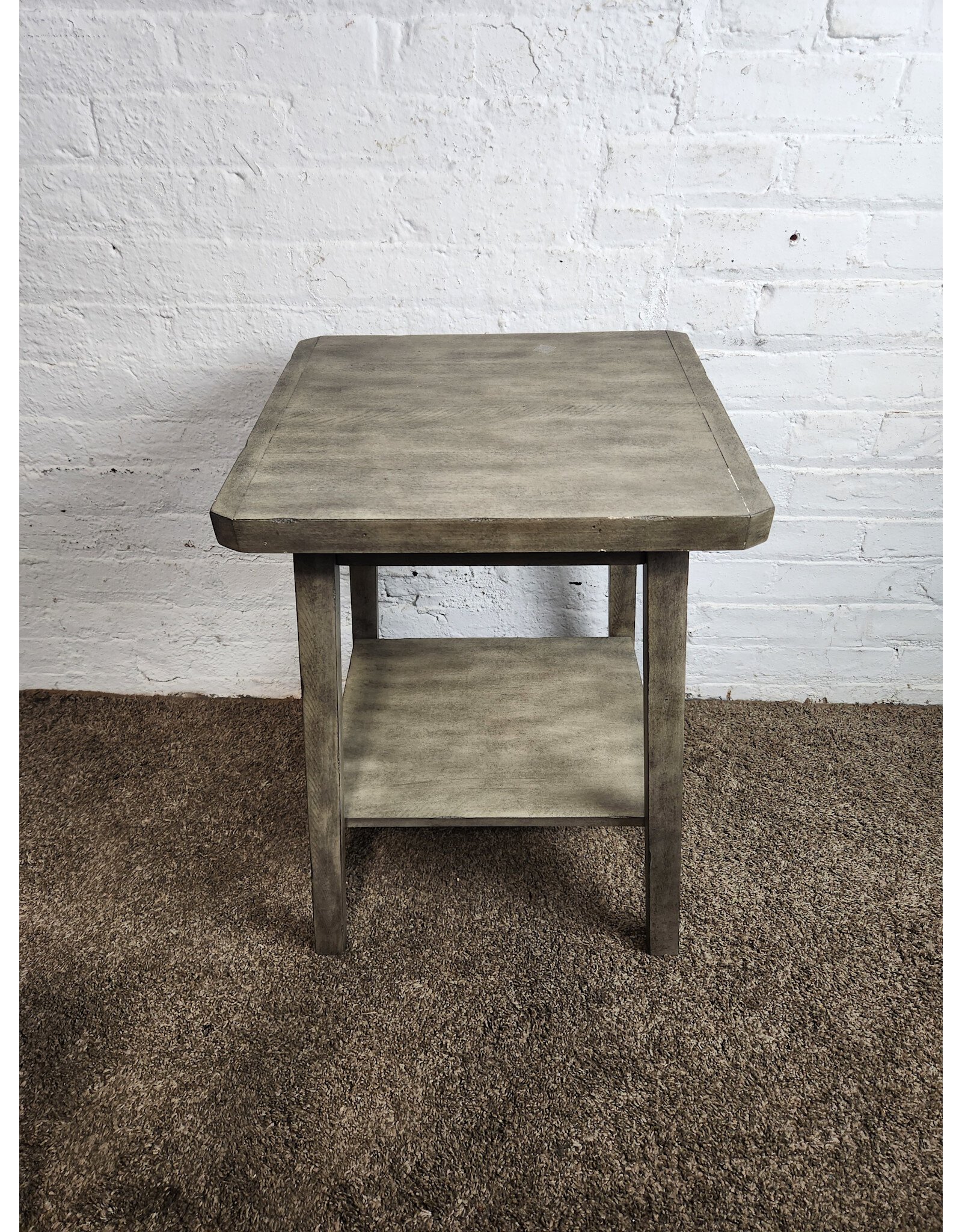 Williams Sonoma Wooden 2-tier Side Table