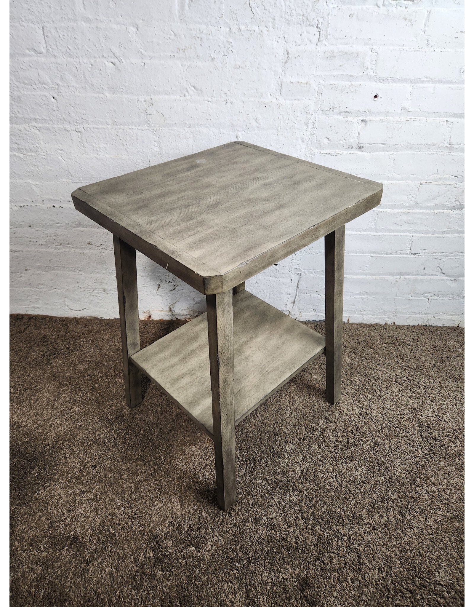 Williams Sonoma Wooden 2-tier Side Table