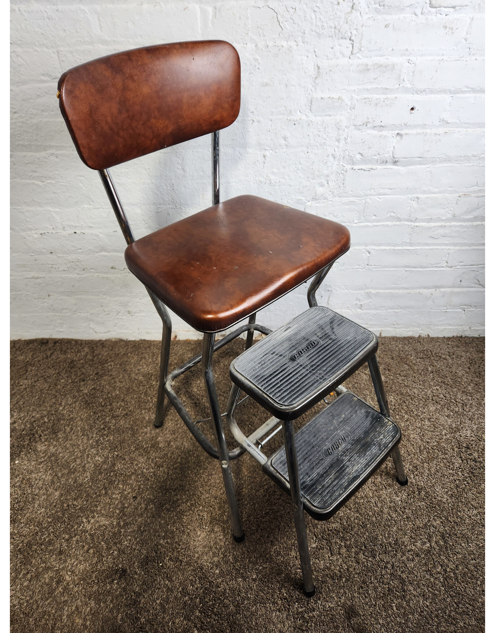 Vintage Cosco Step Stool Chair