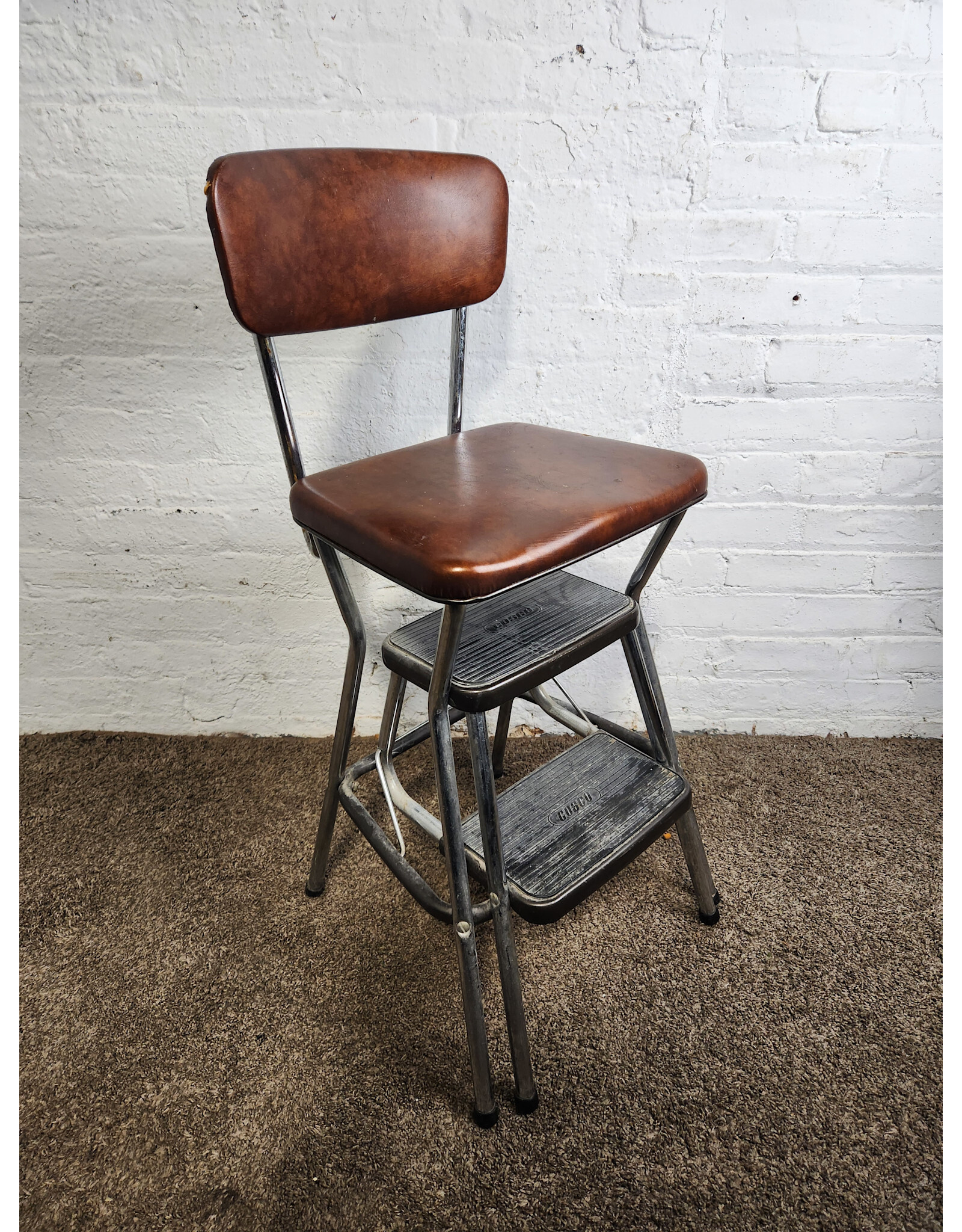 Vintage Cosco Step Stool Chair