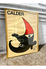 Alexander Calder: Mobile et Lithographies, framed vintage exhibition poster