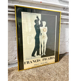 Framed Vintage Francis Picabia Exhibition Poster