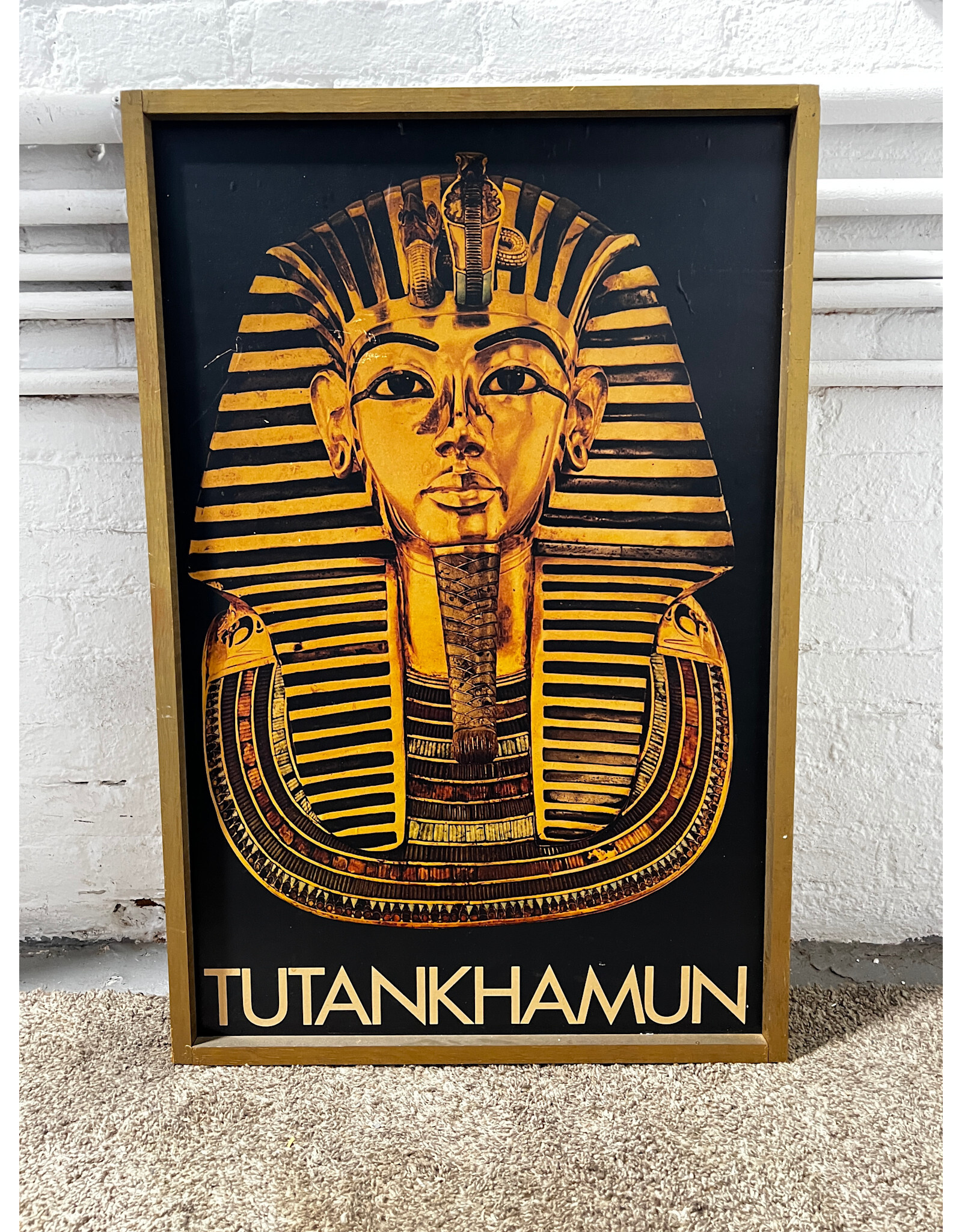 Framed Vintage Tutankhamun Poster