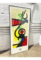 Les Grandes Manoeuvres by Joan Miro, framed poster