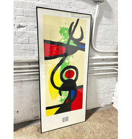 Les Grandes Manoeuvres by Joan Miro, framed poster