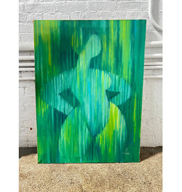 Lady Lady, oil on canvas, sgnd West