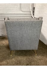 West Elm Carlo Mid-Century Chair Metal Legs