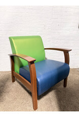 Green & Blue Lounge Chair