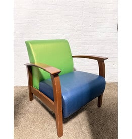 Green & Blue Lounge Chair