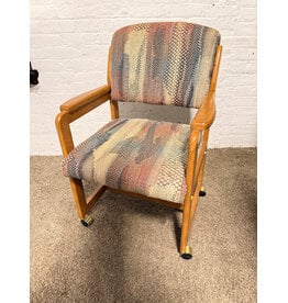 Rolling Dining Room Chair