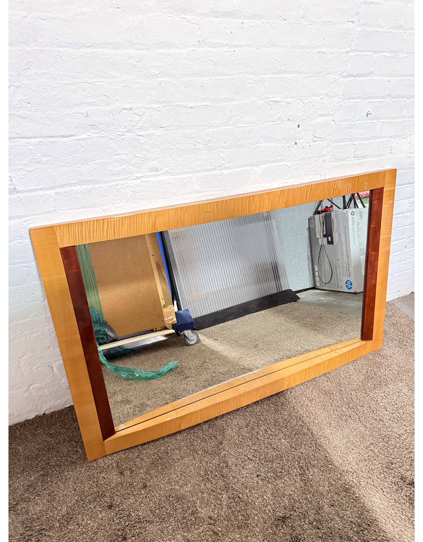 Large Danish Style Color Wall Mirror