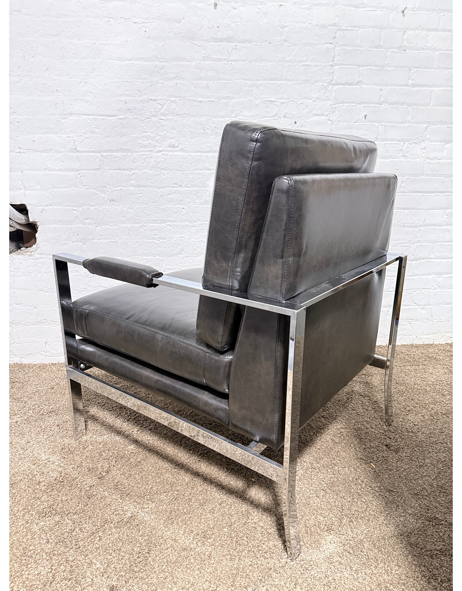 Ashley Leather Accent Lounge Chair