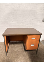 Single Pedestal Metal Desk
