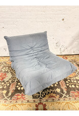 Ligne Roset Style Grey Bean Bag Chair