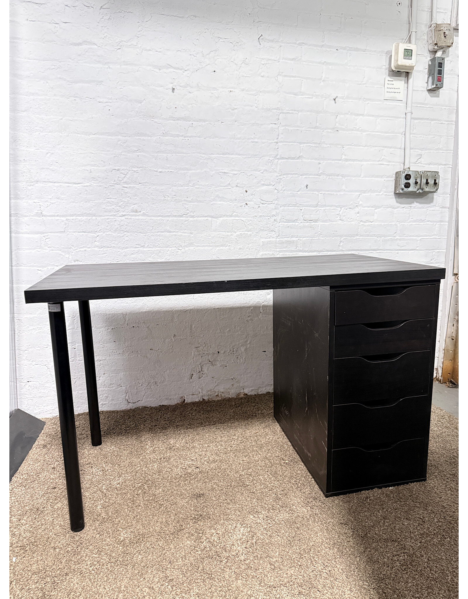 IKEA Black Ikea Alex Desk