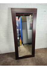 Rectangular Wooden Frame Hanging Mirror