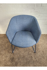 Dark Blue Poppin Pitch Sled Chair