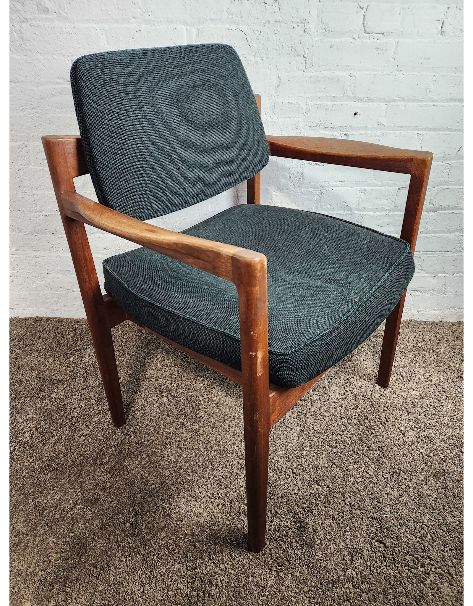 Vintage Jens Risom Style Upholstered Chair