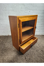 Vintage Wooden Mounted Storage Cabinet