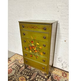 Hand Painted Shabby Chic Tall Boy