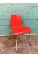 Kartell Kartell Maui Chair in Red, Designed by Vico Magistretti