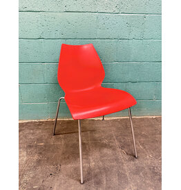 Kartell Kartell Maui Chair in Red, Designed by Vico Magistretti