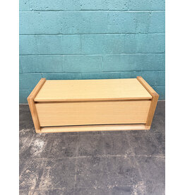 Design Within Reach Matera Storage Bench, Solid Oak