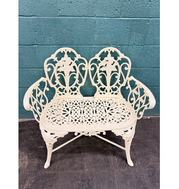 Antique Victorian Style Cast Iron Garden Bench