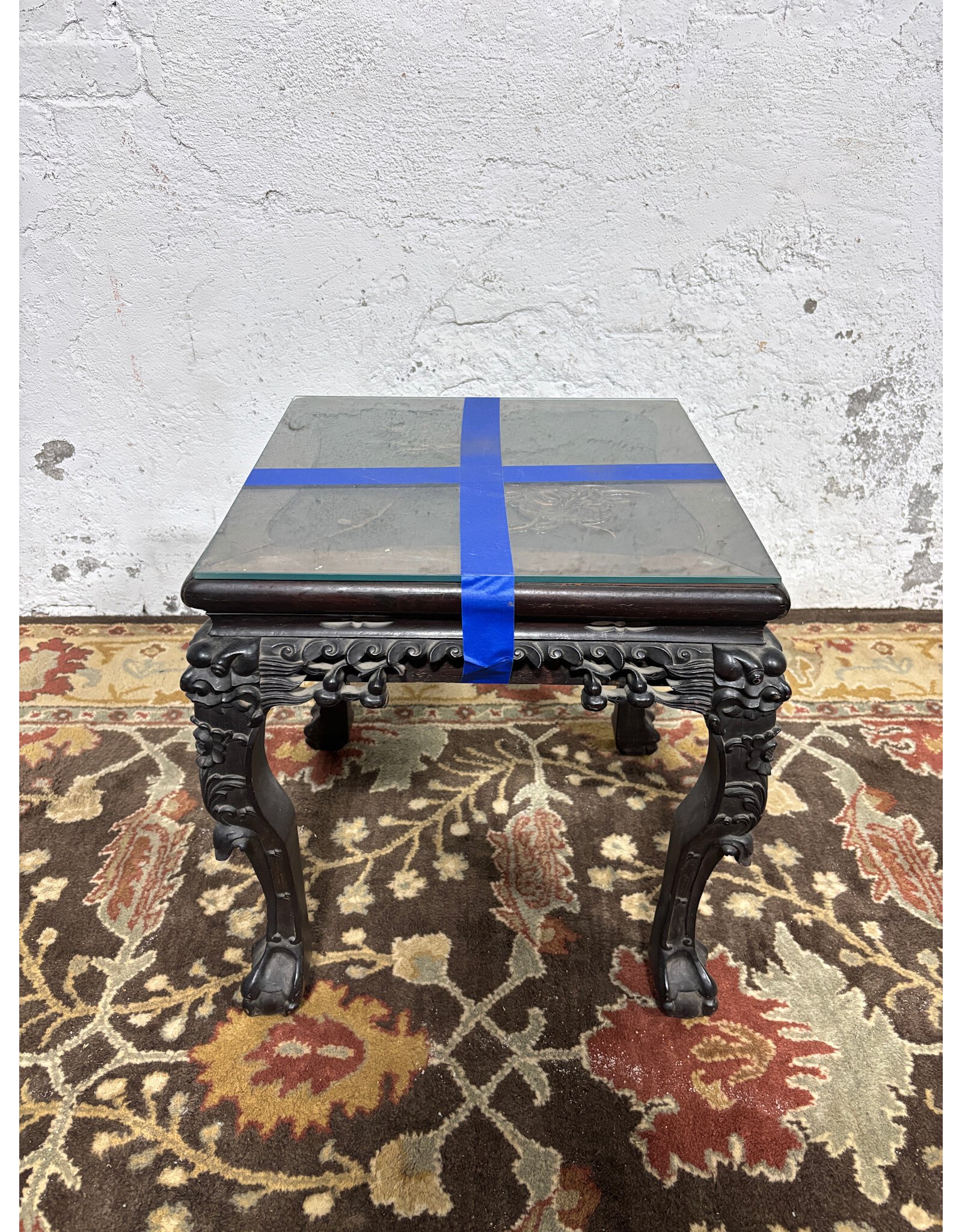 Chinese Carved Side Table