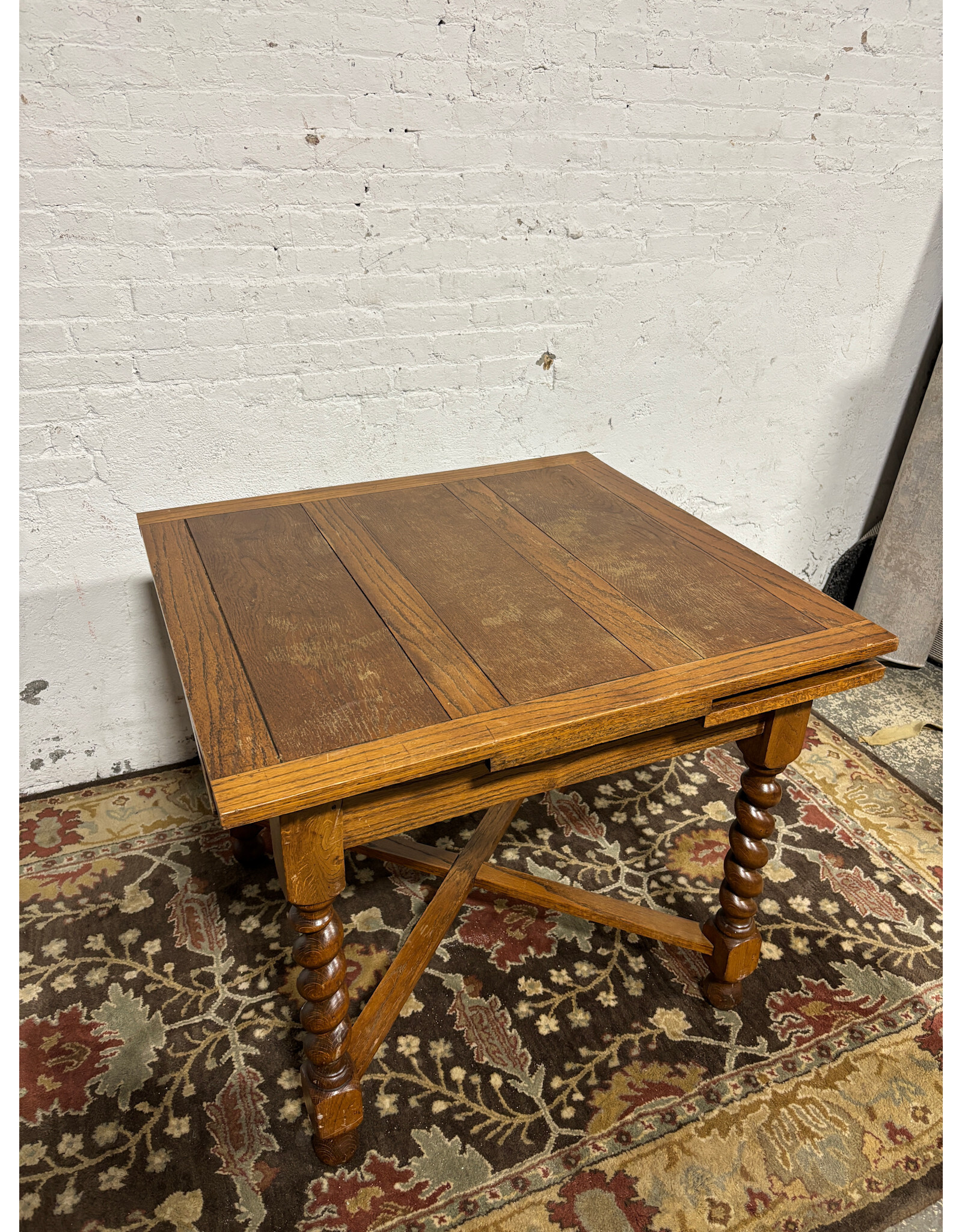 Oak Expanding Pub Table