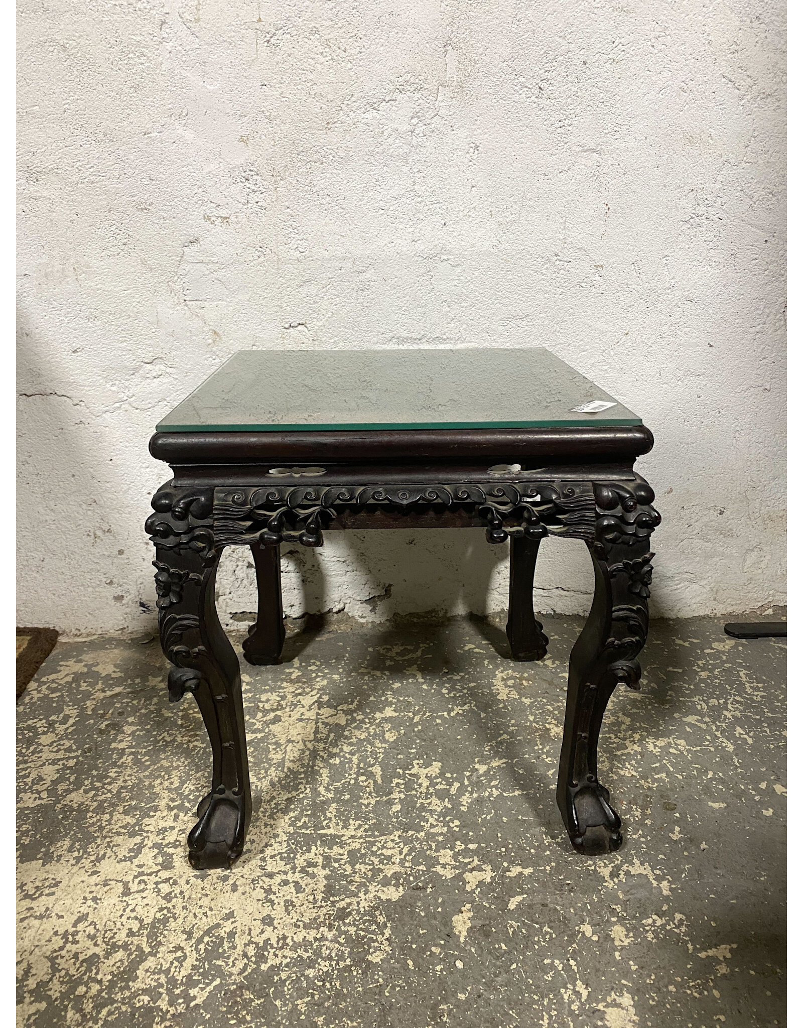 Chinese Carved Side Table