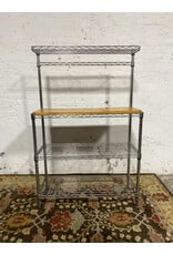 Metal & Wood Bakers Rack