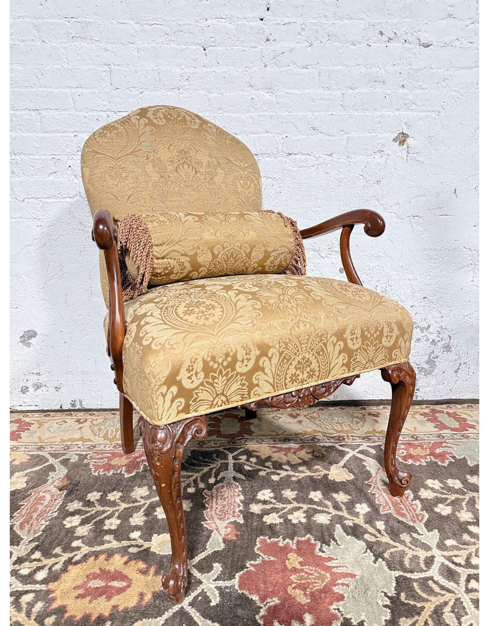 Vintage French Style Arm Lounge Chair